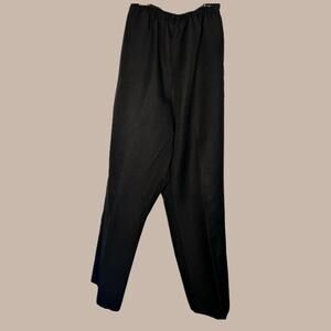 Black wide leg pants